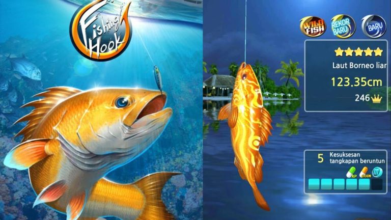 Kail Pancing Mod Apk (Fishing Hook) Versi Terbaru 2023, Capai Level Puncakmu!